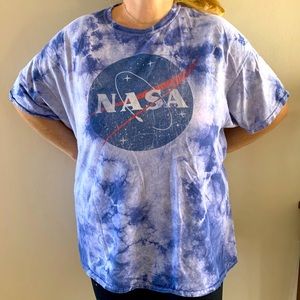 VFIFTHSUN: NASA Tie-Die Shortsleeved Shirt